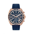 Charter Men Quartz Blue Dial Chronograph Silicone Watch 14602730