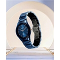 Edge Ceramic Quartz Analog with Blue Dial Watch for Women - NT2653QC03