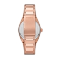 Everett Three-Hand Date Rose Gold-Tone Stainless Steel Watch FS6074