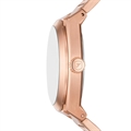 Everett Three-Hand Date Rose Gold-Tone Stainless Steel Watch FS6074