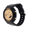 G-Shock Men Quartz Gold Dial Analog-Digital Resin Watch G1453