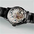 Men Brass Skeleton Dial & Stainless Steel Analogue Watch ES-8049-44