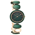 Raga Ceramics Quartz Analog with Green Dial Watch for Women - NS95146KD02