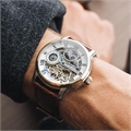 Skeleton Longitude Automatic Multifunction Watch for Men ES-8006-08