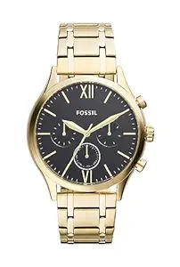FOSSIL Fenmore Midsize Multifunction Gold-Tone Stainless Steel Watch BQ2366I
