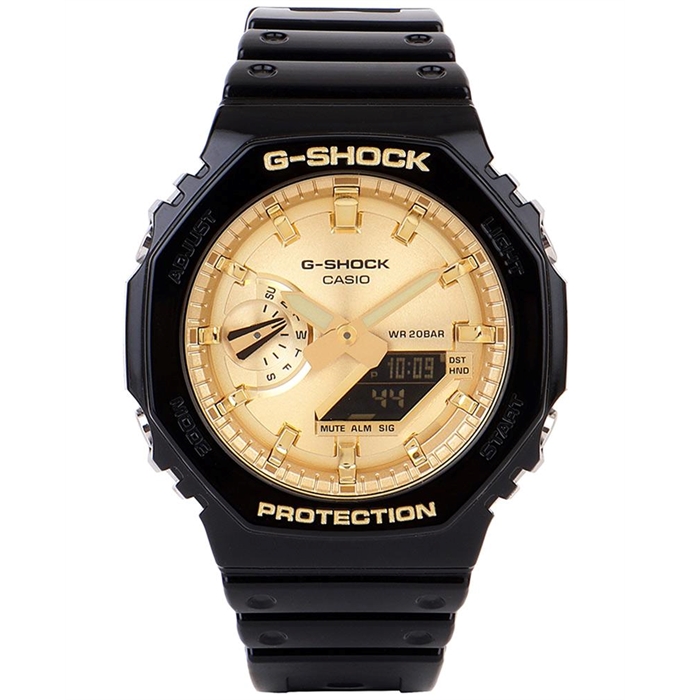 G-Shock Men Quartz Gold Dial Analog-Digital Resin Watch G1453