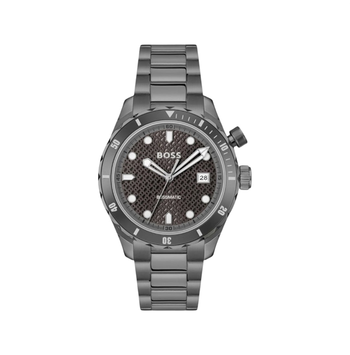 Men Stainless Steel Straps Analogue Automatic Solar Powered Watch 1514213