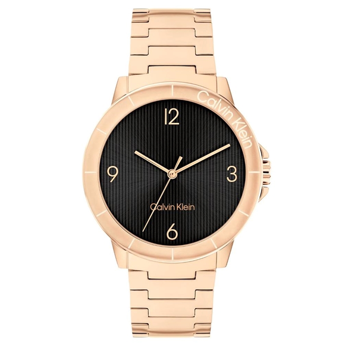 Vivacious Women Quartz Black Dial Analog Stainless Steel Watch 25100024