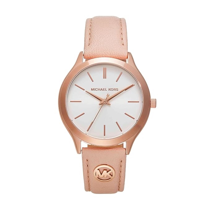 Women Dial & Leather Straps Analogue Watch MK7467